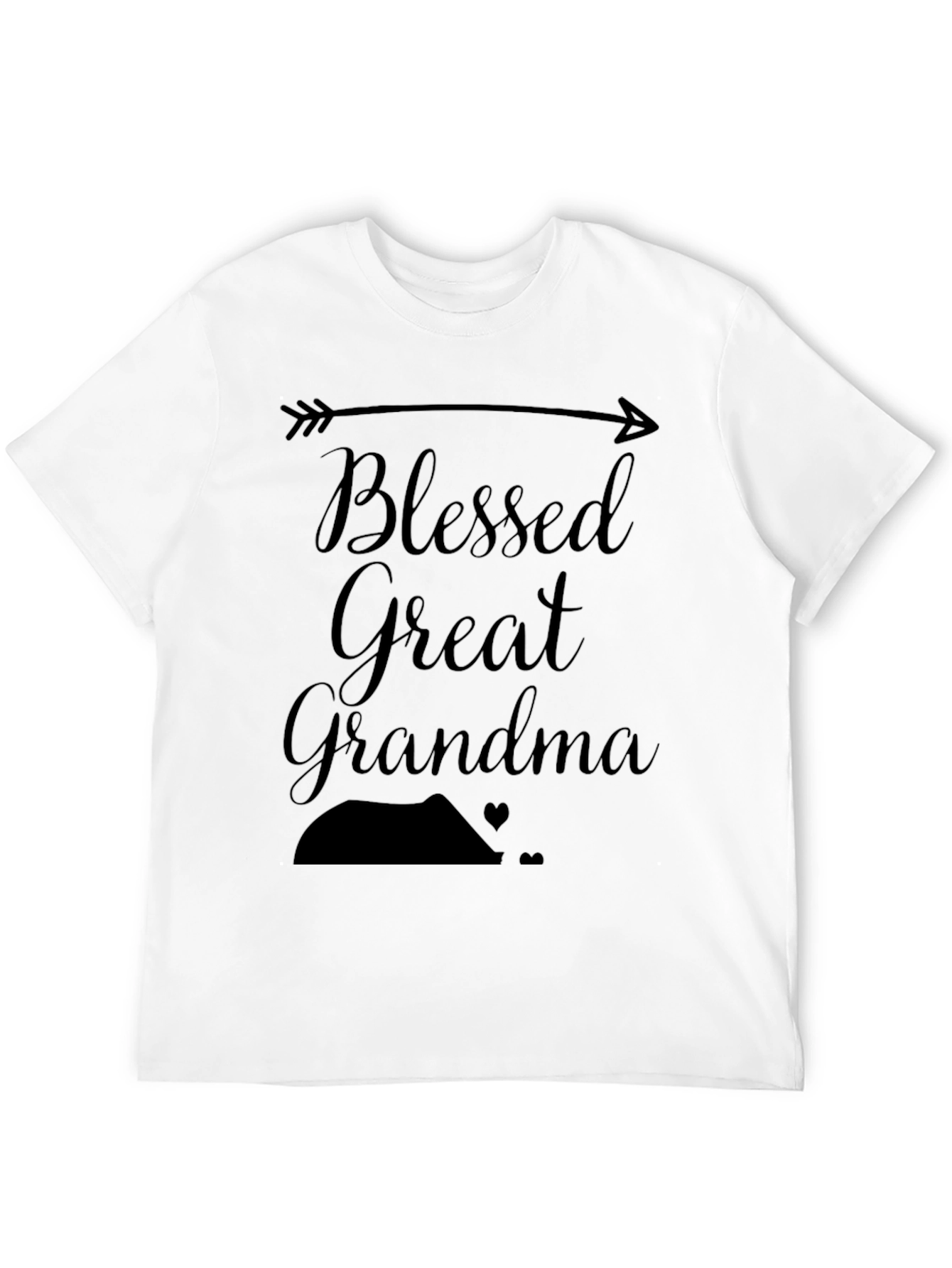 Blessed Great Grandma Black T-Shirt