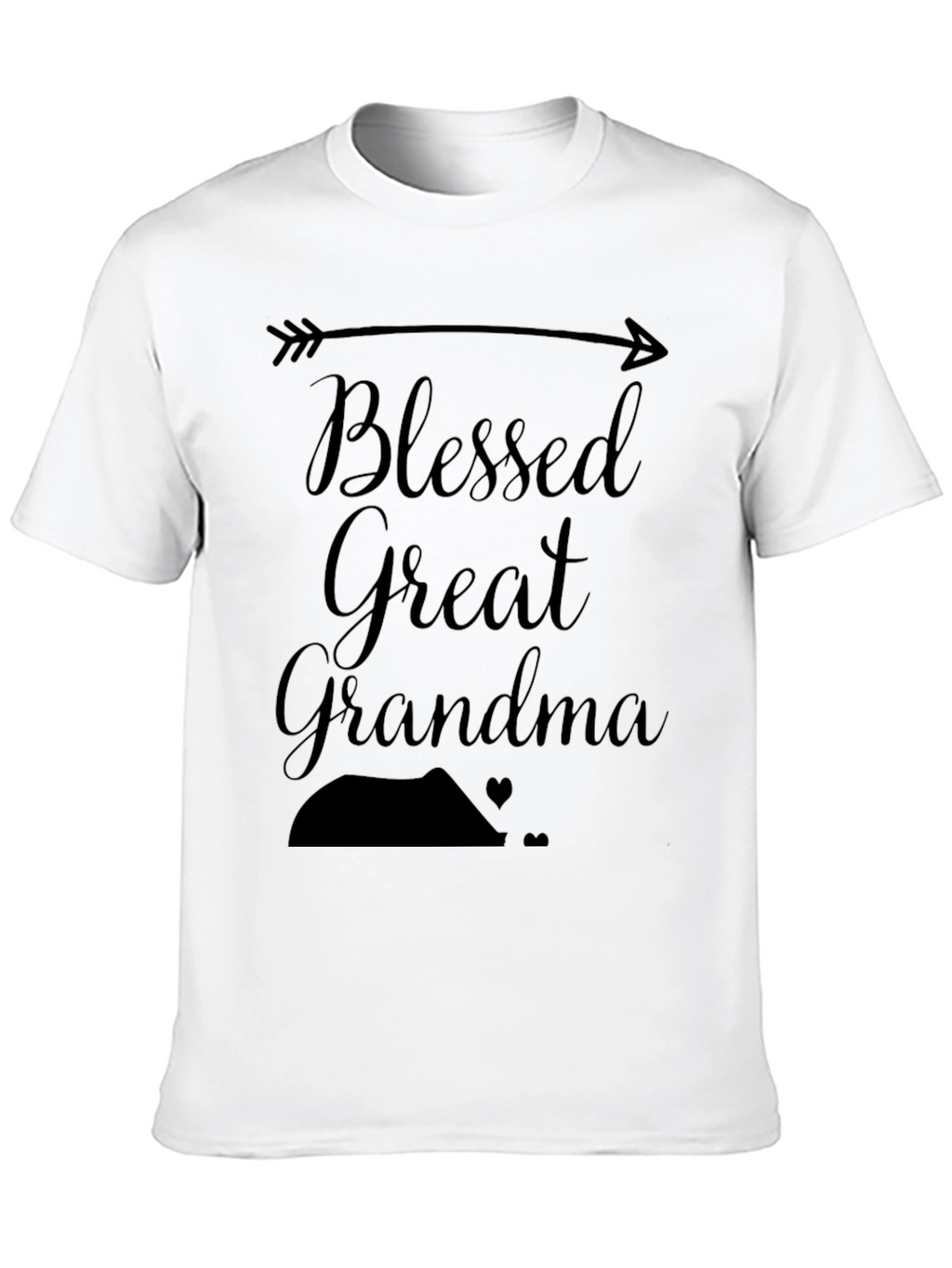 Blessed Great Grandma Black T-Shirt