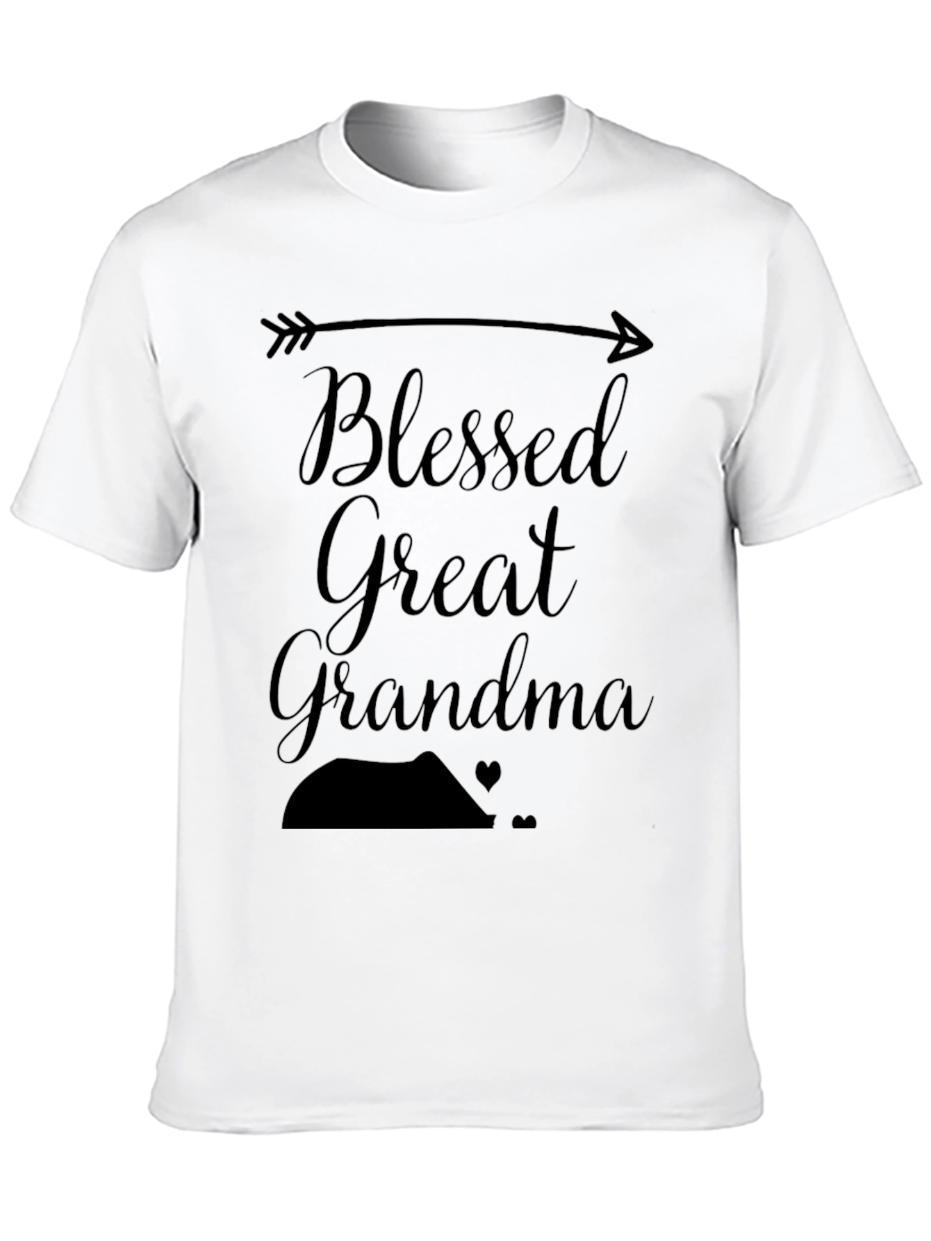 Blessed Great Grandma Black T-Shirt