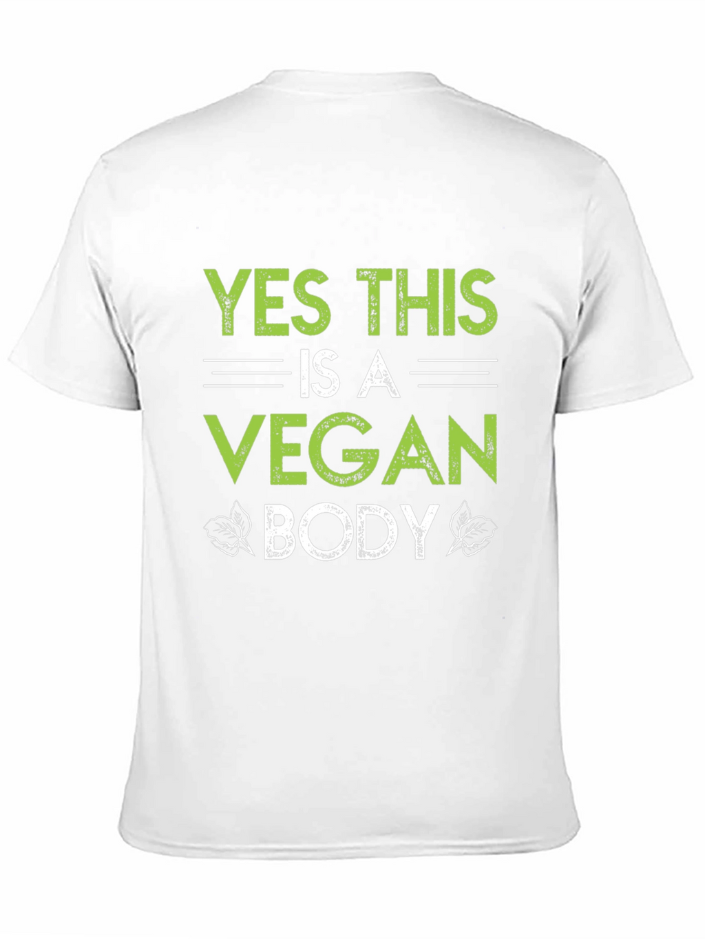 Yes This is A Vegan Body T-Shirt