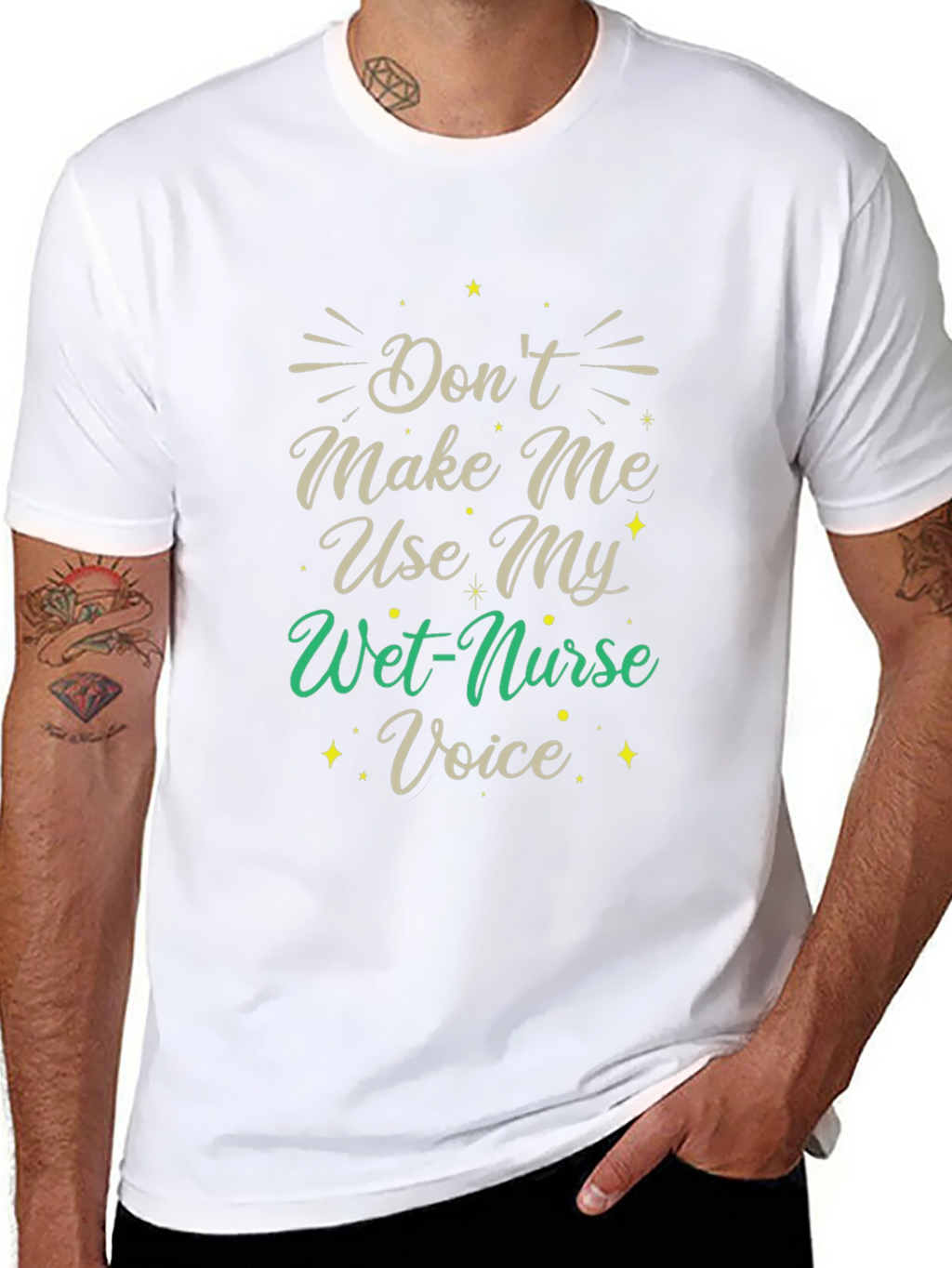Funny Nurse T-Shirt - Wet Nurse Voice Tee