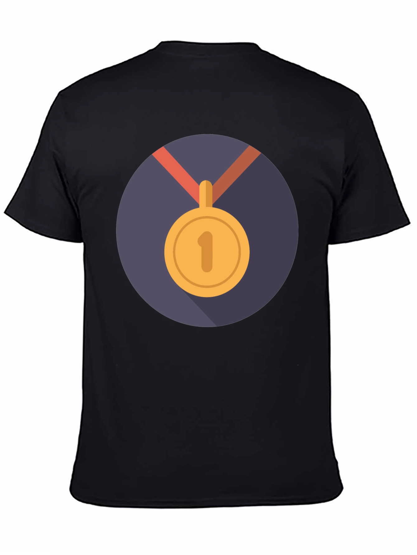 Winners T-Shirt: Black Medal Design