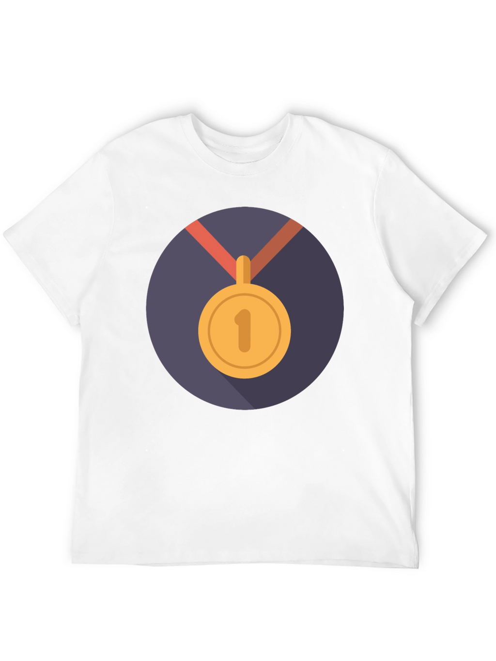 Winners T-Shirt: Black Medal Design