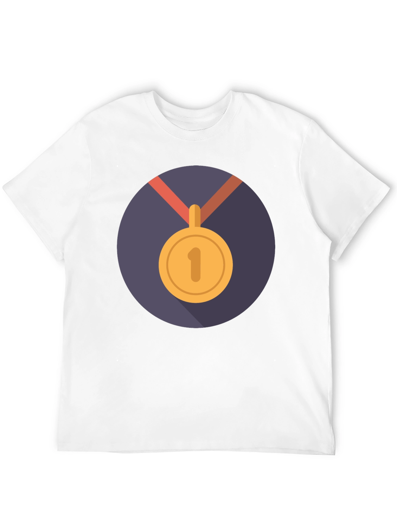 Winners T-Shirt: Black Medal Design