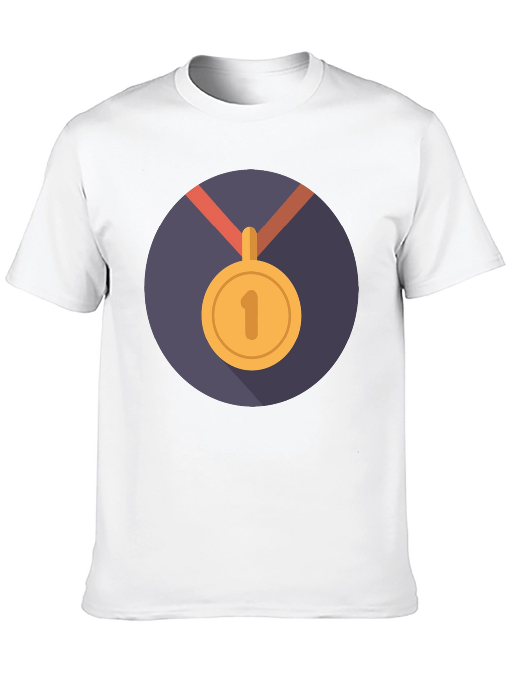 Winners T-Shirt: Black Medal Design
