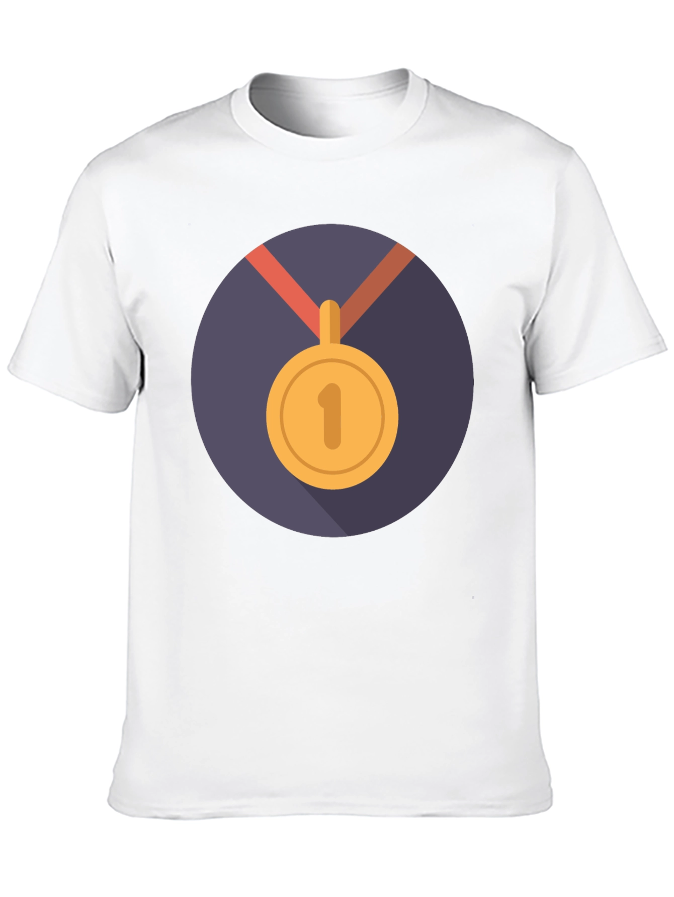 Winners T-Shirt: Black Medal Design