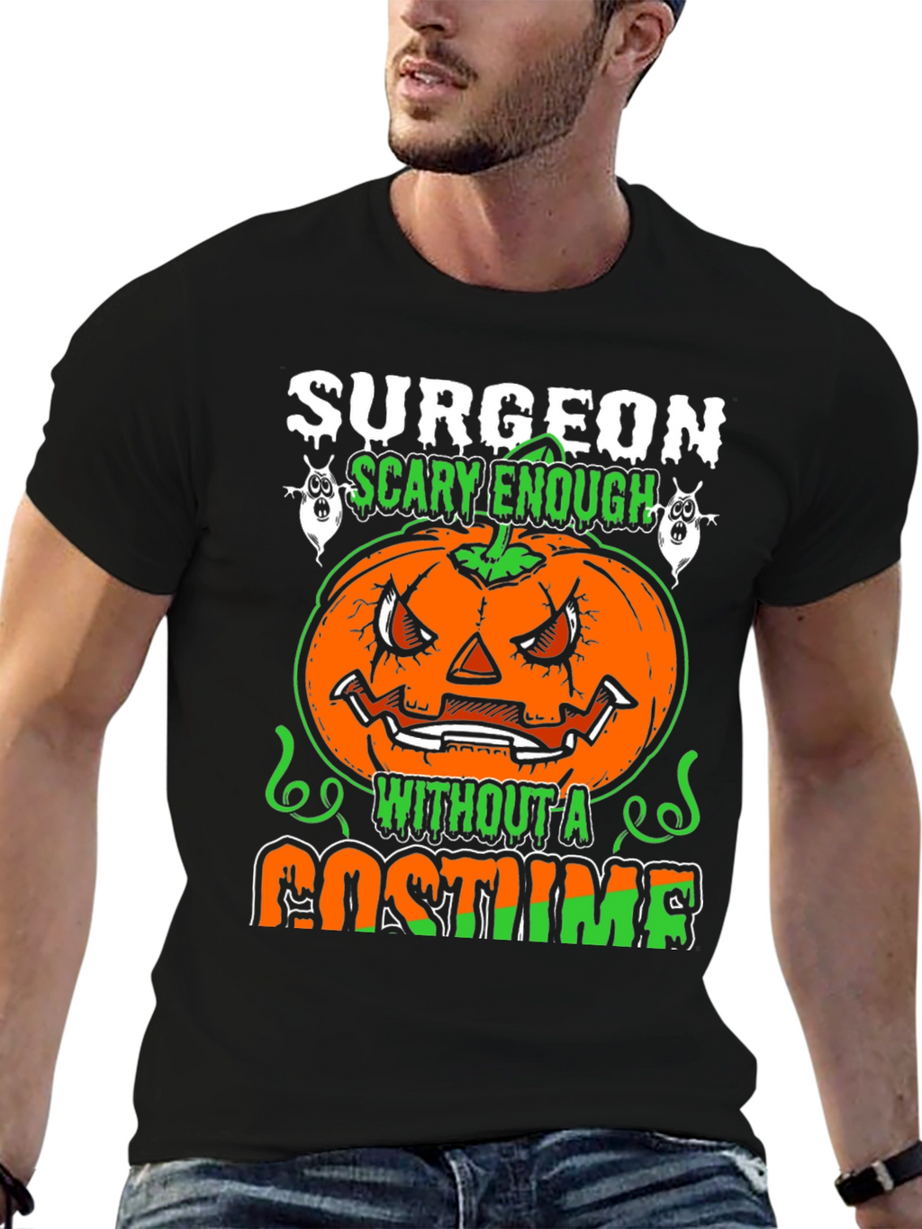 Surgeon Scary Enough Halloween T-Shirt