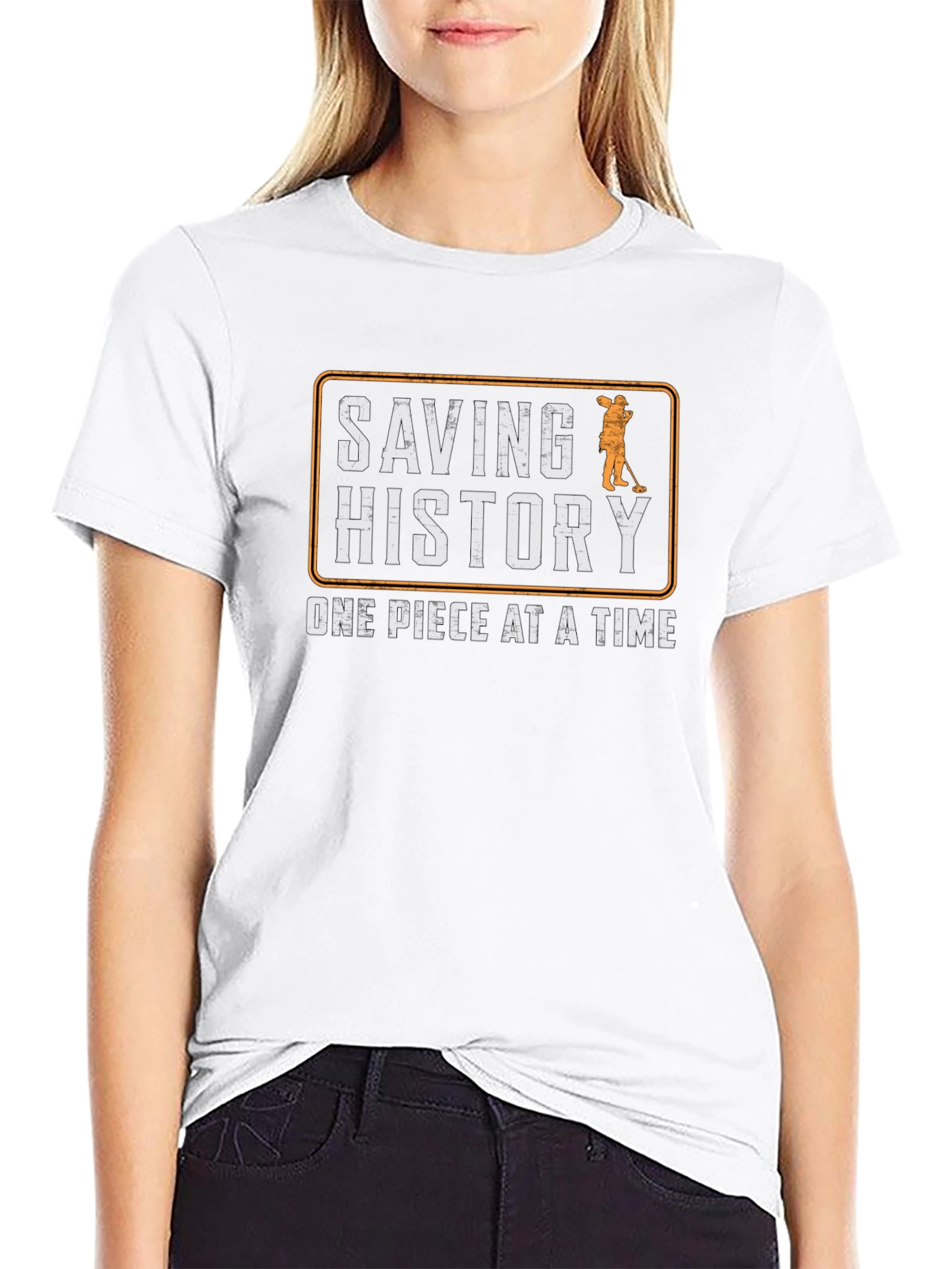 Saving History T-Shirt - Metal Detecting