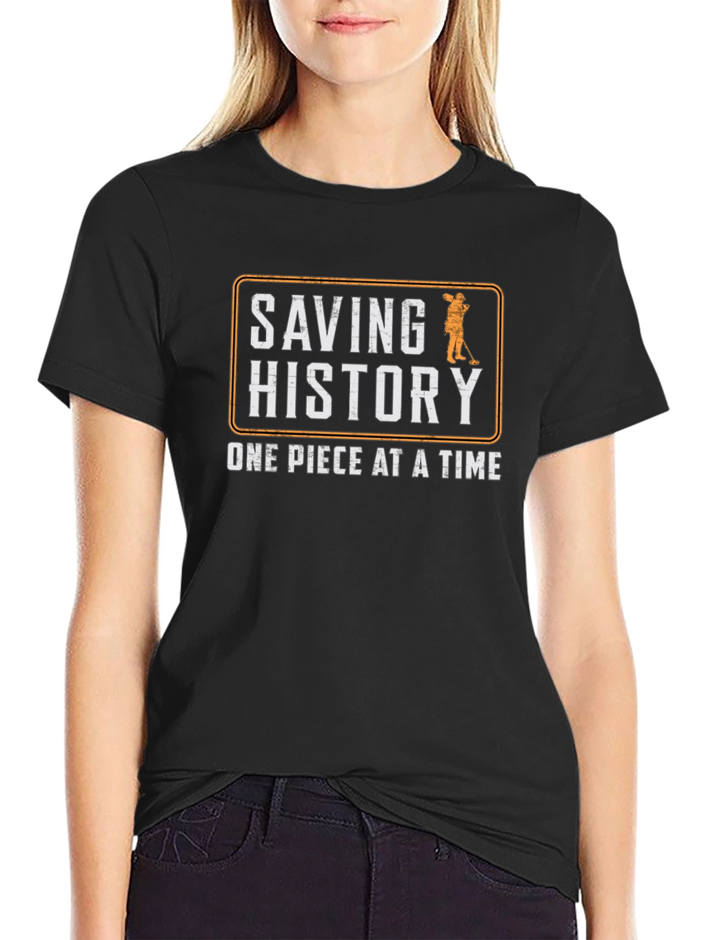 Saving History T-Shirt - Metal Detecting
