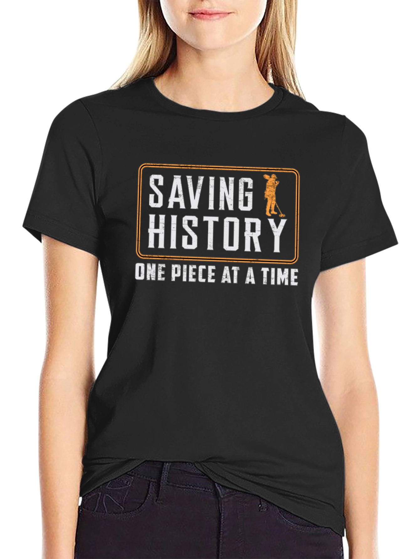 Saving History T-Shirt - Metal Detecting