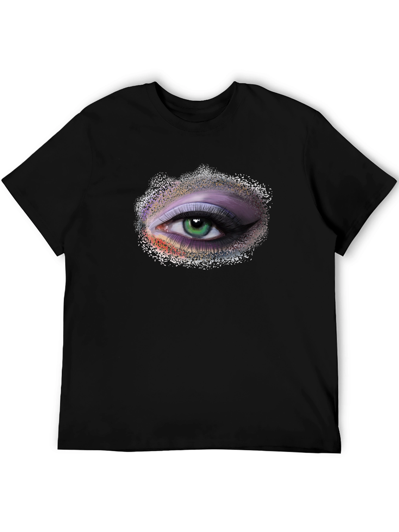 Eye See You T-Shirt - Green Eye Black Tee