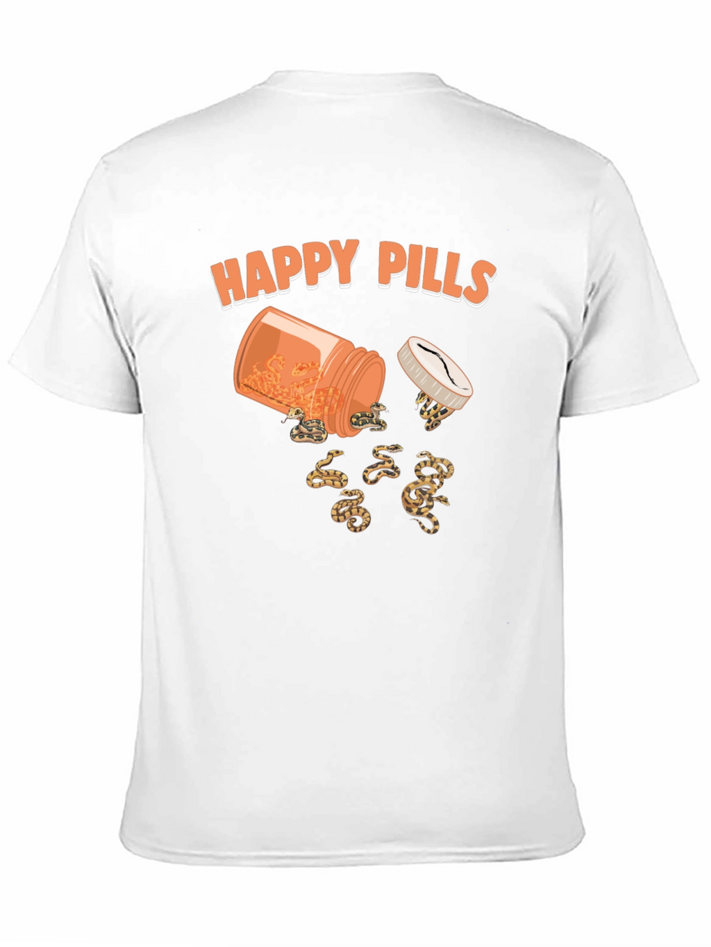Happy Pills Snakes T-Shirt Funny Graphic Tee
