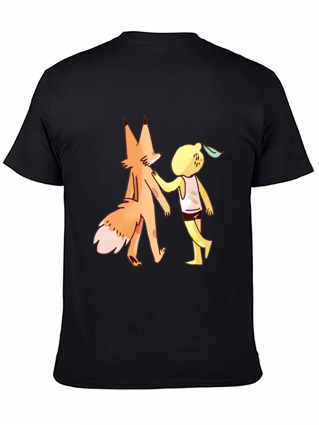 Fox and Lemon Friend Graphic T-Shirt