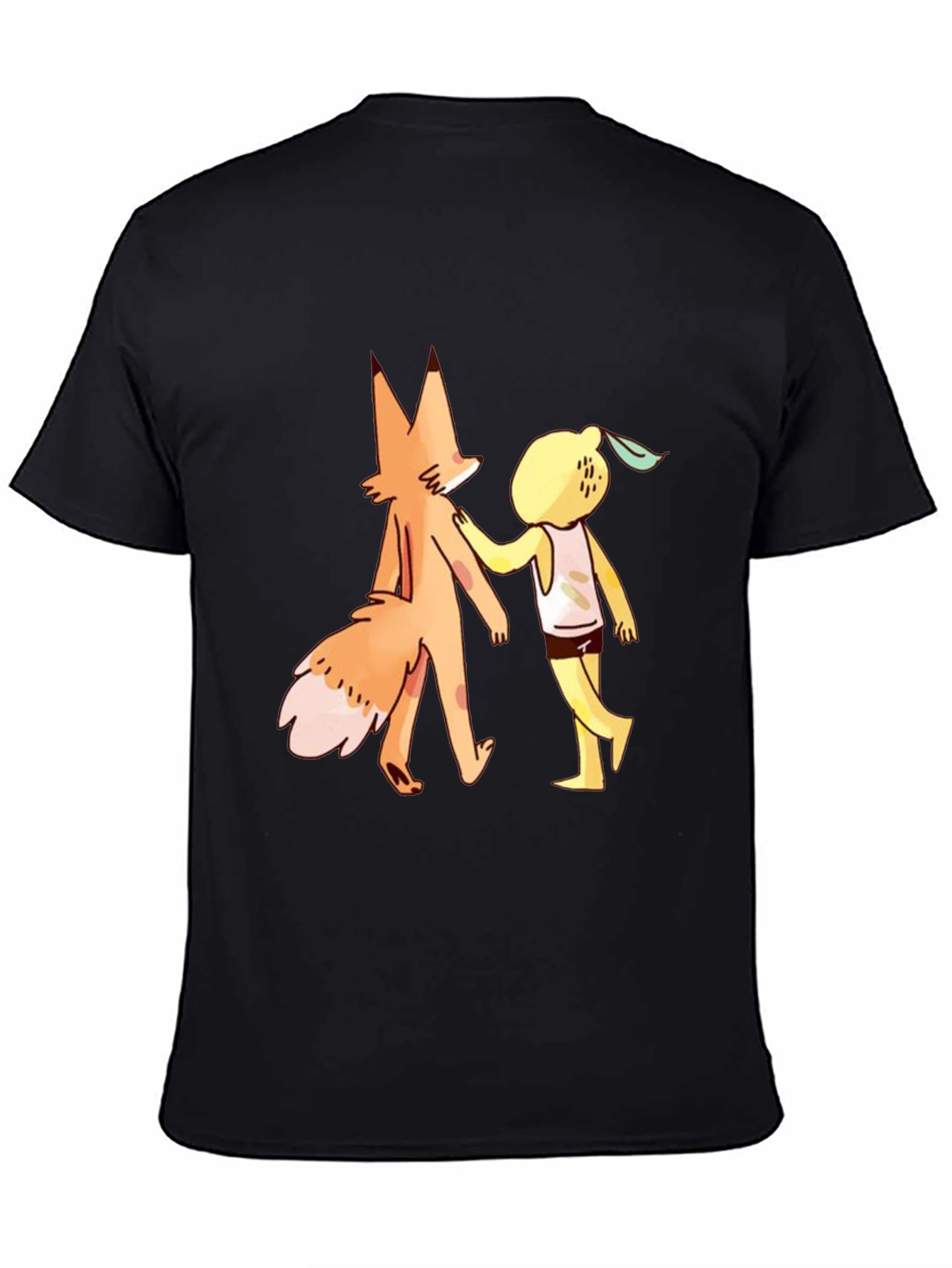 Fox and Lemon Friend Graphic T-Shirt