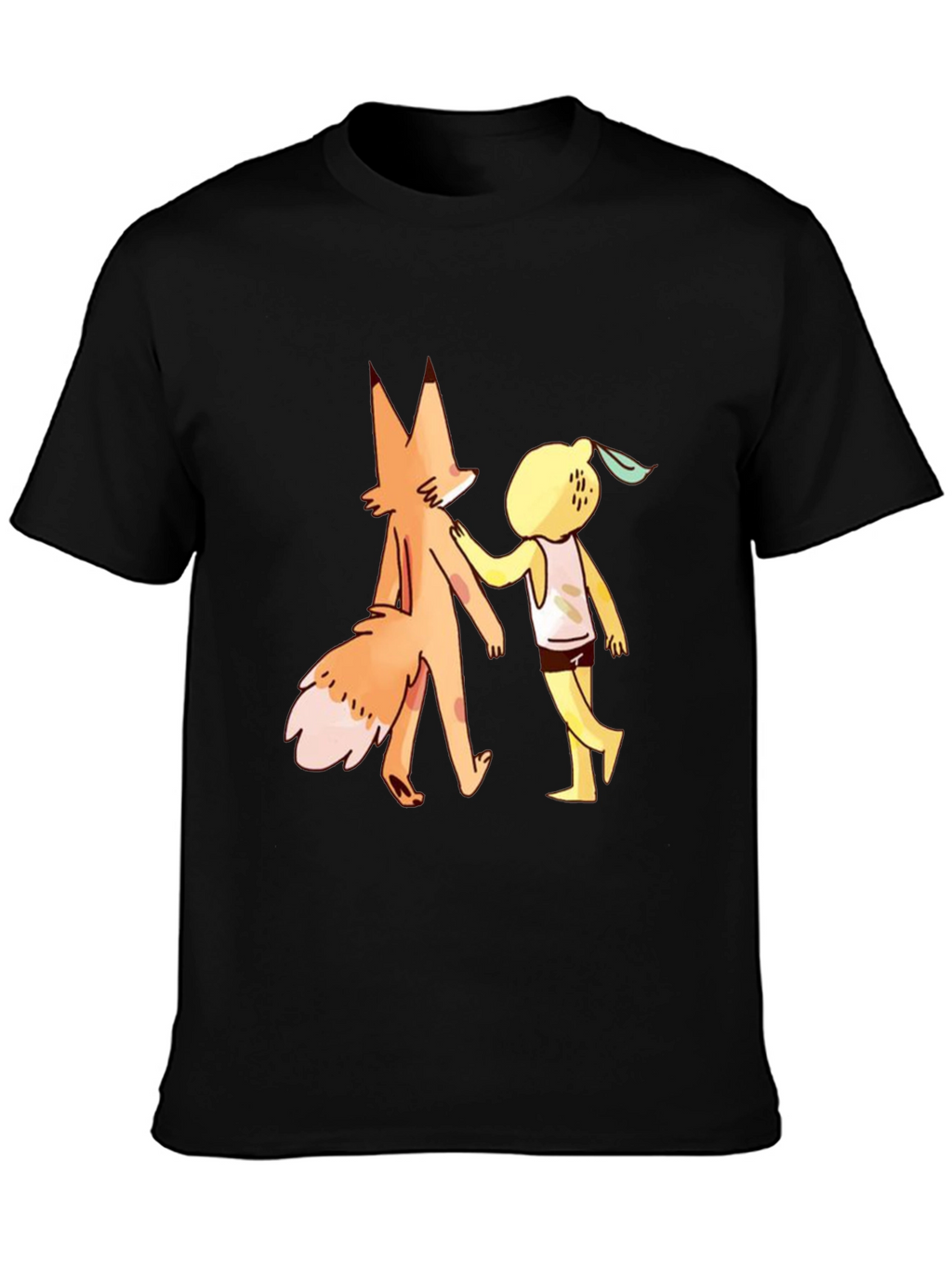 Fox and Lemon Friend Graphic T-Shirt