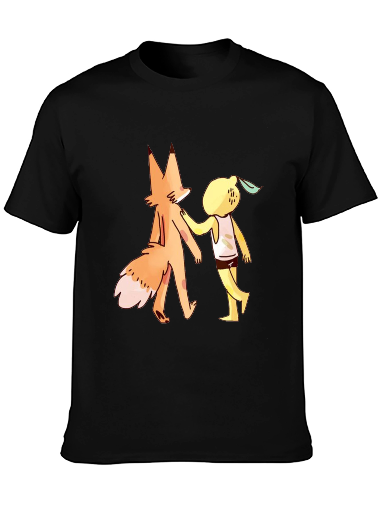 Fox and Lemon Friend Graphic T-Shirt