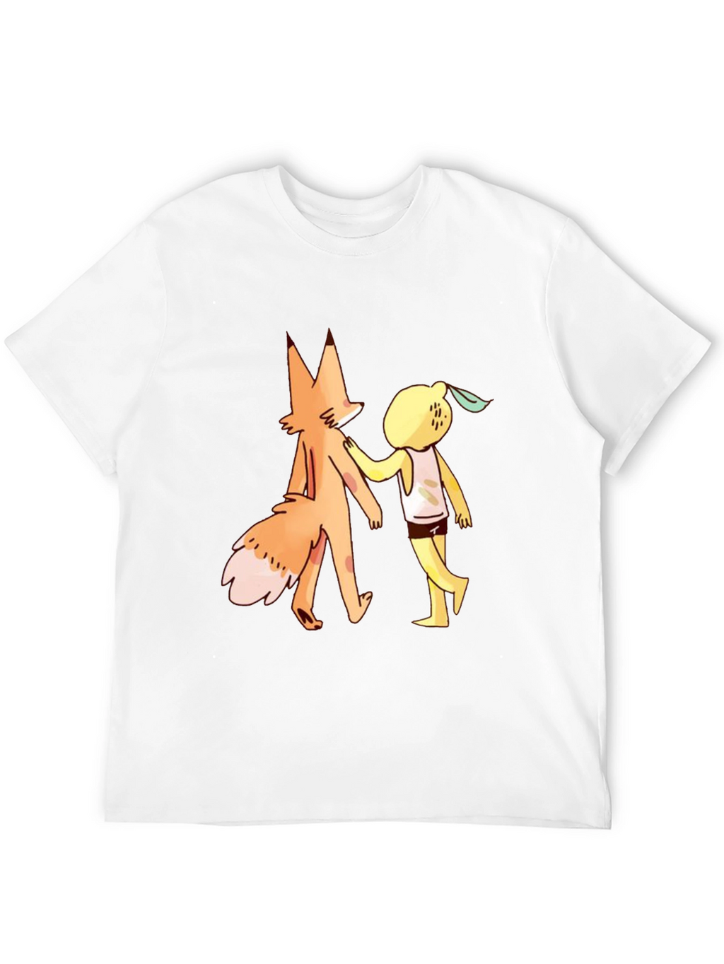 Fox and Lemon Friend Graphic T-Shirt