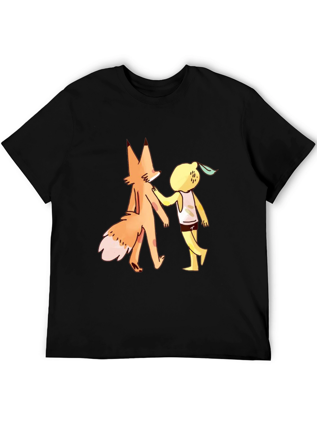 Fox and Lemon Friend Graphic T-Shirt