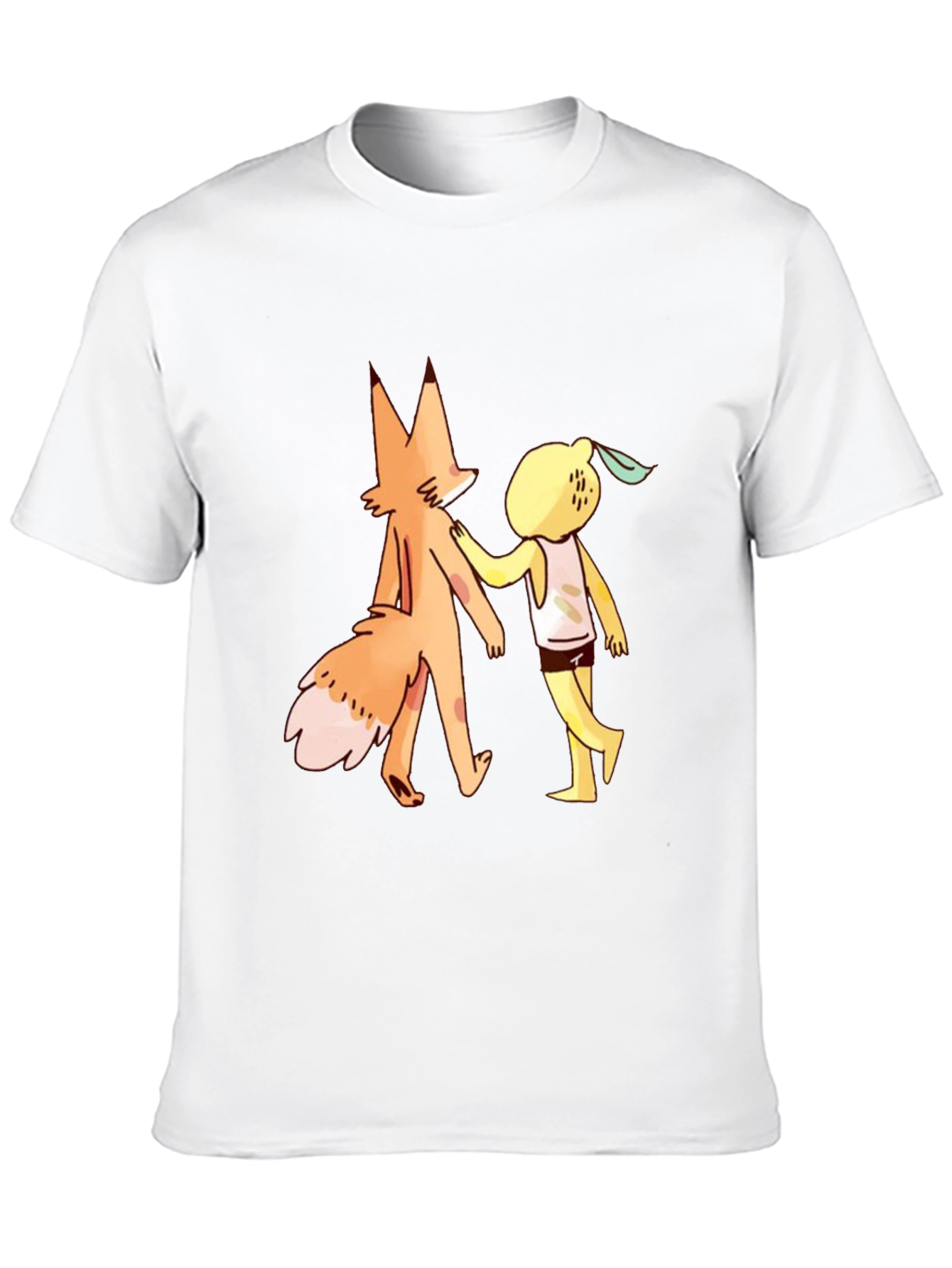 Fox and Lemon Friend Graphic T-Shirt