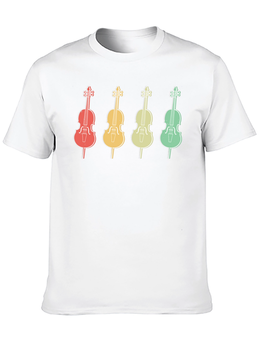 Retro Cello Music T-Shirt - Musician Apparel