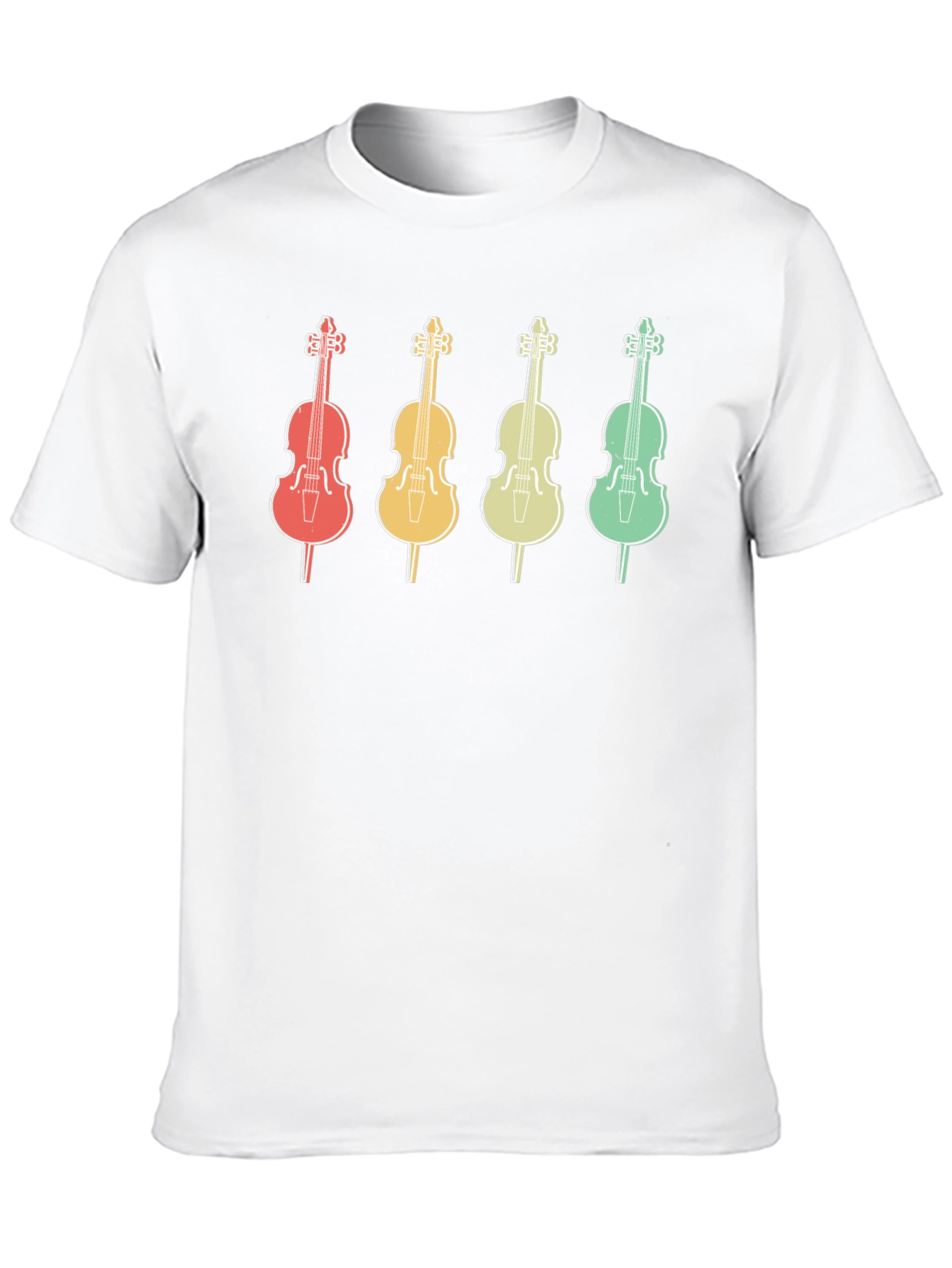 Retro Cello Music T-Shirt - Musician Apparel