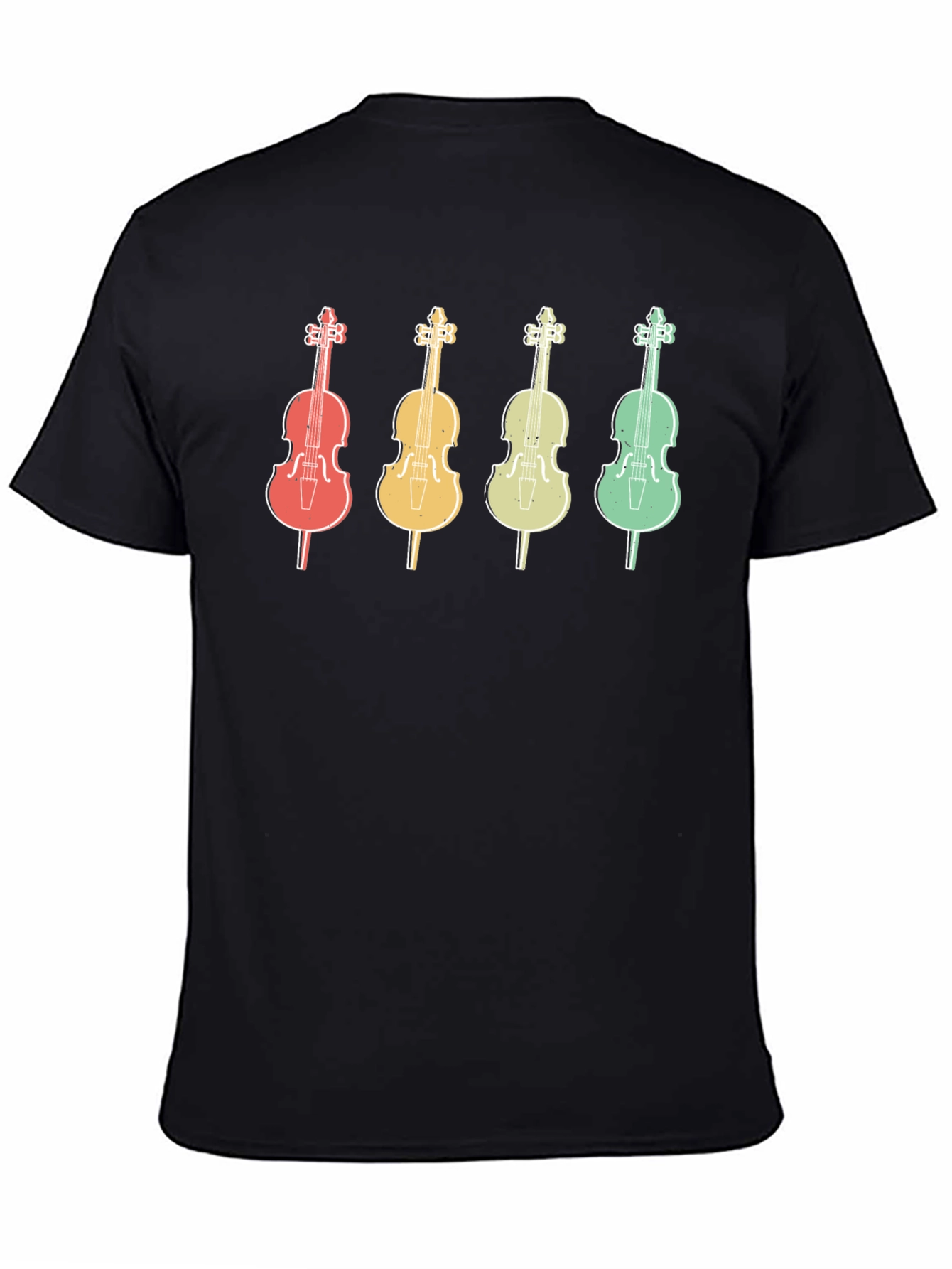 Retro Cello Music T-Shirt - Musician Apparel