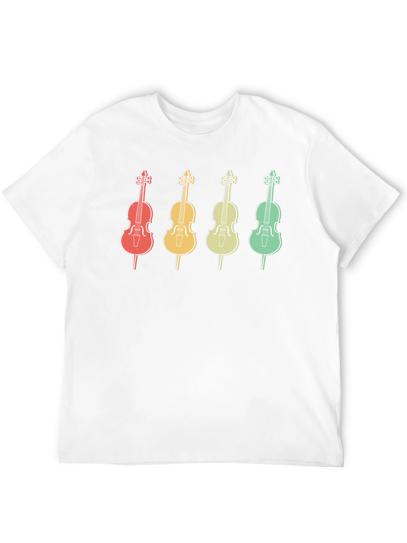 Retro Cello Music T-Shirt - Musician Apparel