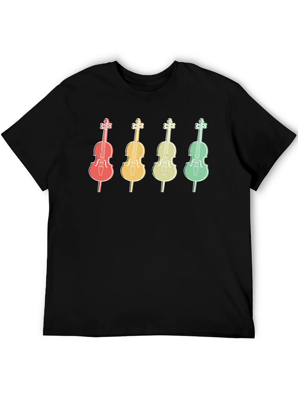 Retro Cello Music T-Shirt - Musician Apparel