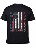 USA Patriotic Flag Graphic Tee