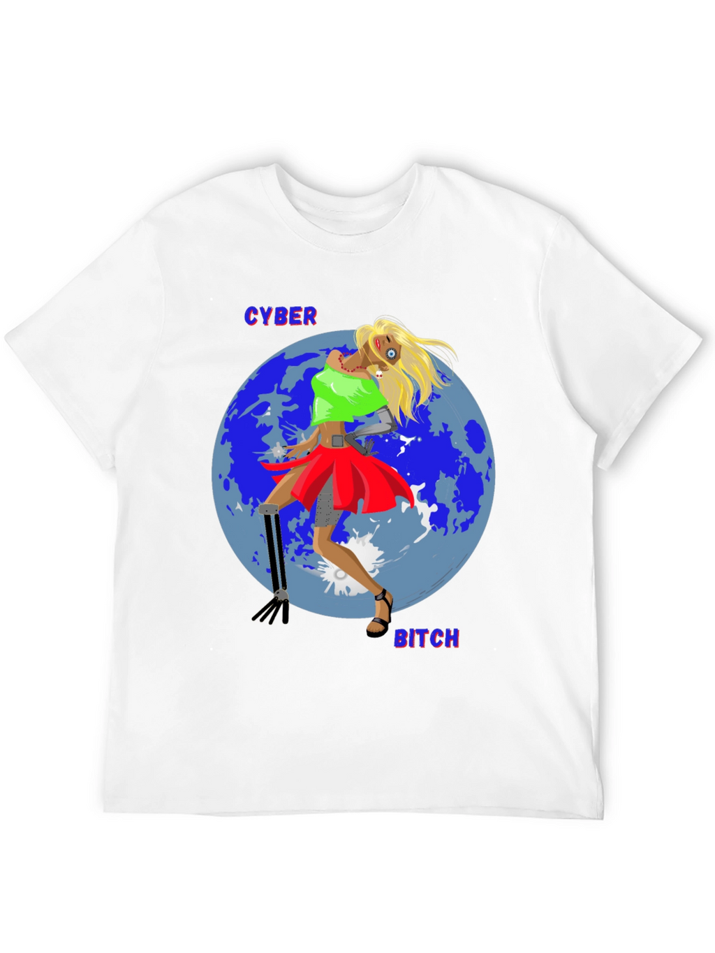 Cyber Bitch T-Shirt - Unique Graphic Tee