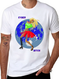 Cyber Bitch T-Shirt - Unique Graphic Tee