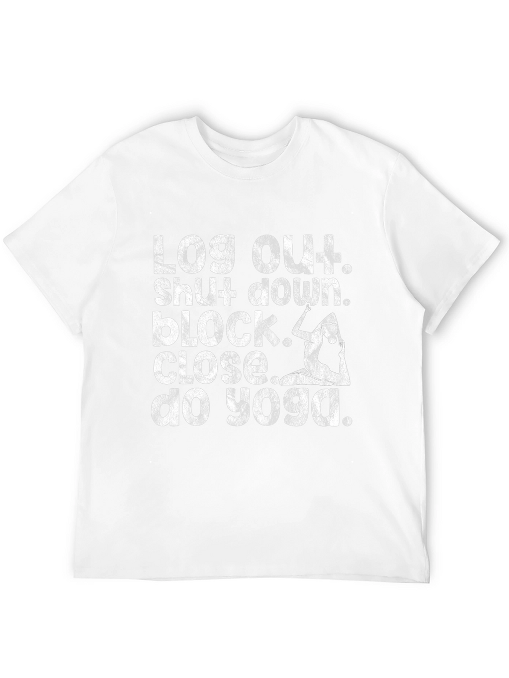 Yoga Time Black Graphic Tee