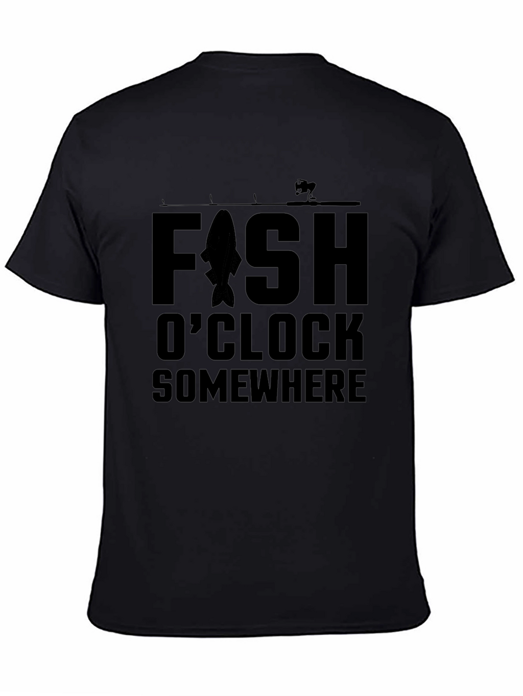 Fishing T-Shirt - Fish OClock Somewhere - Angler Tee