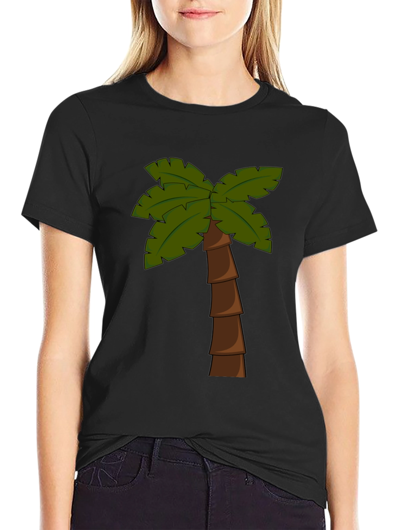 Palm Tree Graphic T-Shirt - Tropical Vibes