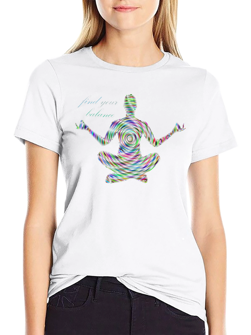 Meditative Balance Tee - Find Your Inner Peace