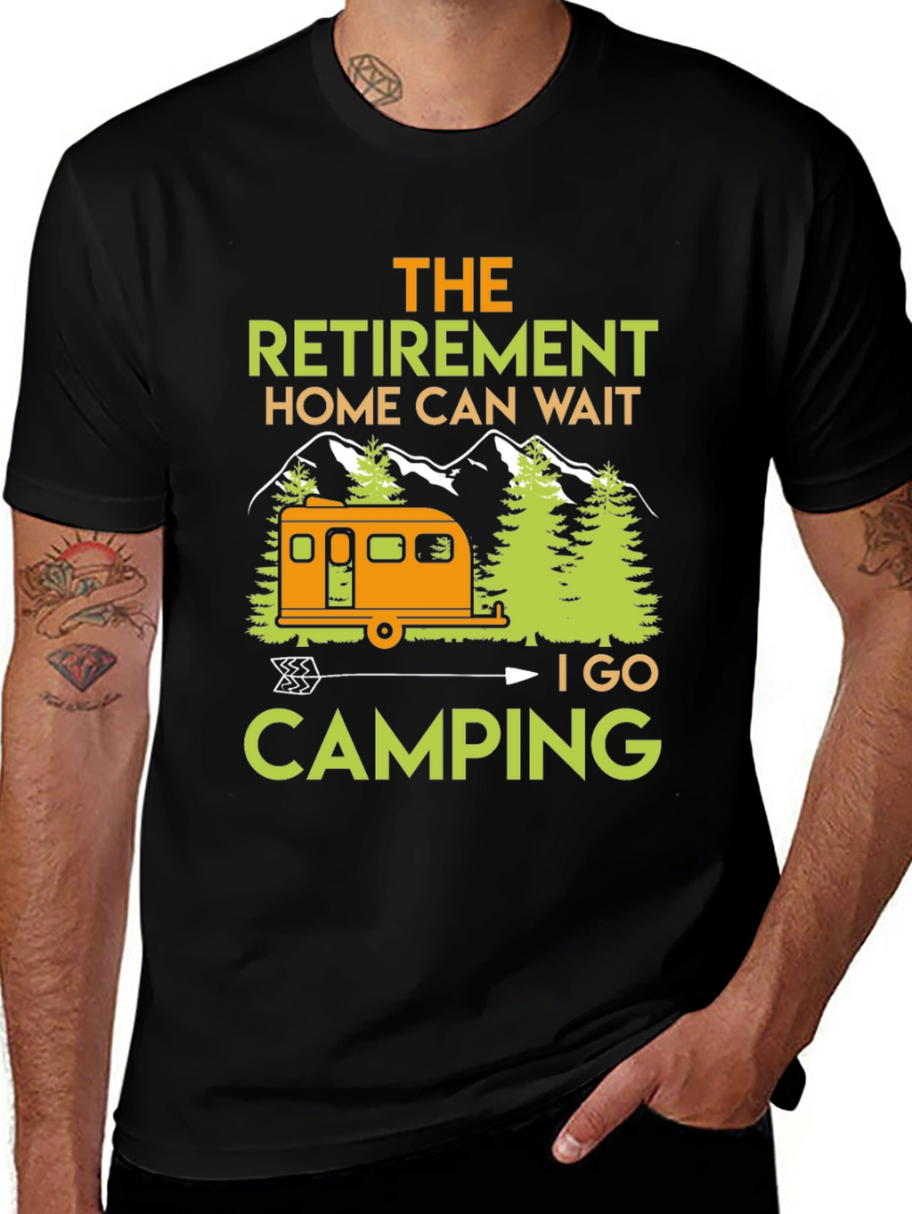 Camping Retirement T-Shirt: Home Can Wait