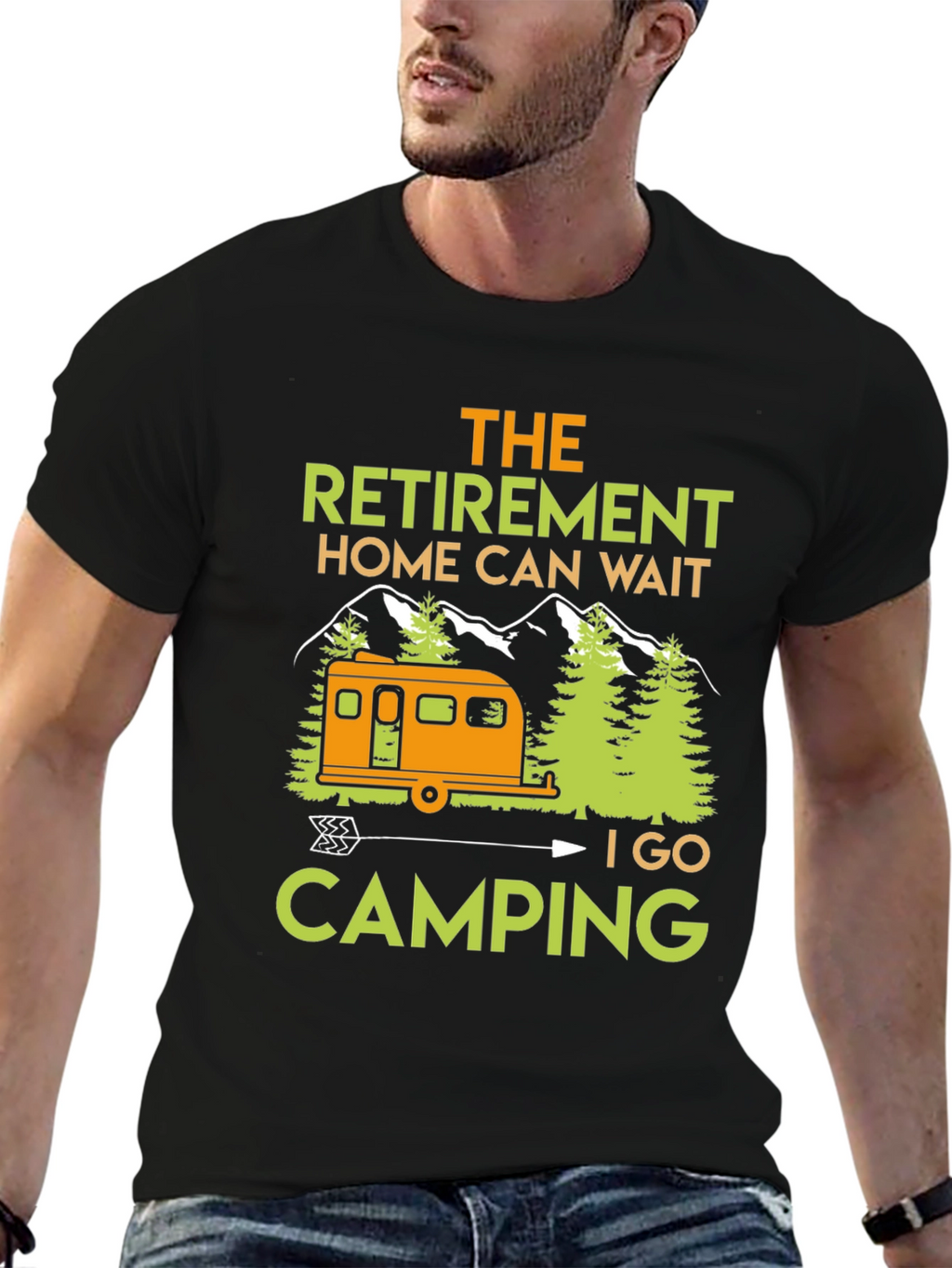 Camping Retirement T-Shirt: Home Can Wait