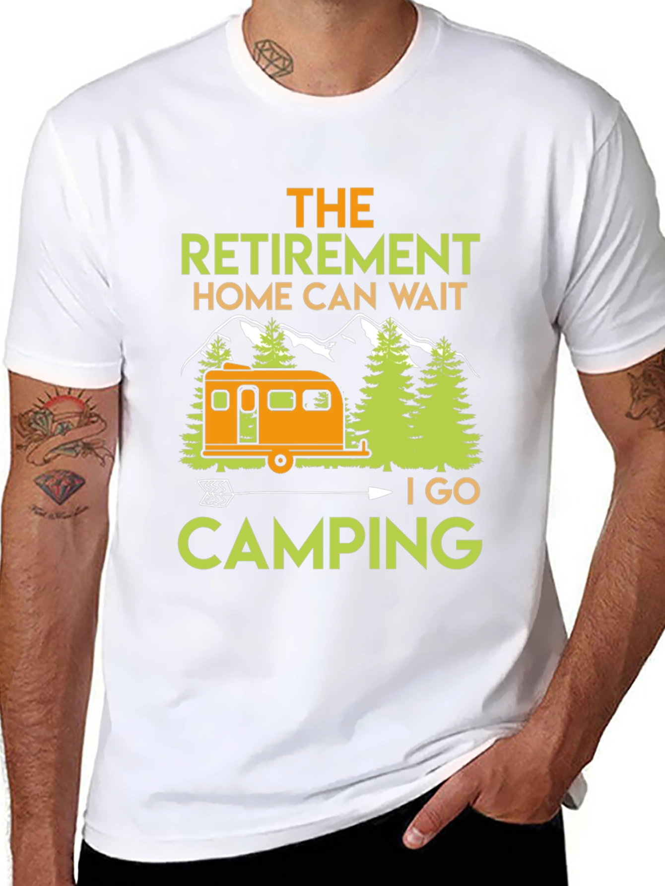 Camping Retirement T-Shirt: Home Can Wait