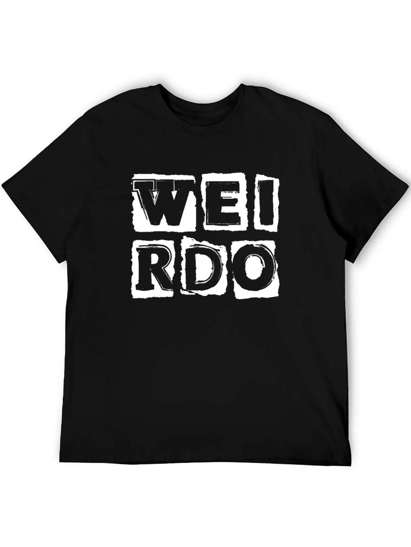 Weirdo Graphic Black T-Shirt