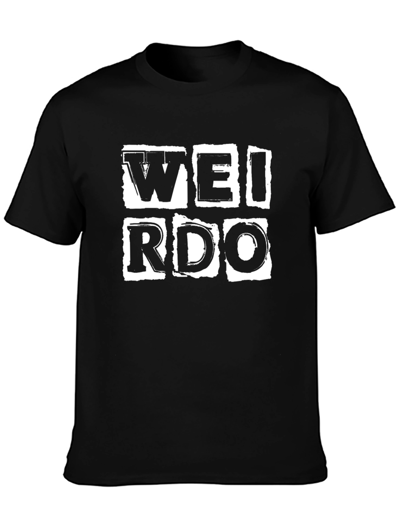 Weirdo Graphic Black T-Shirt