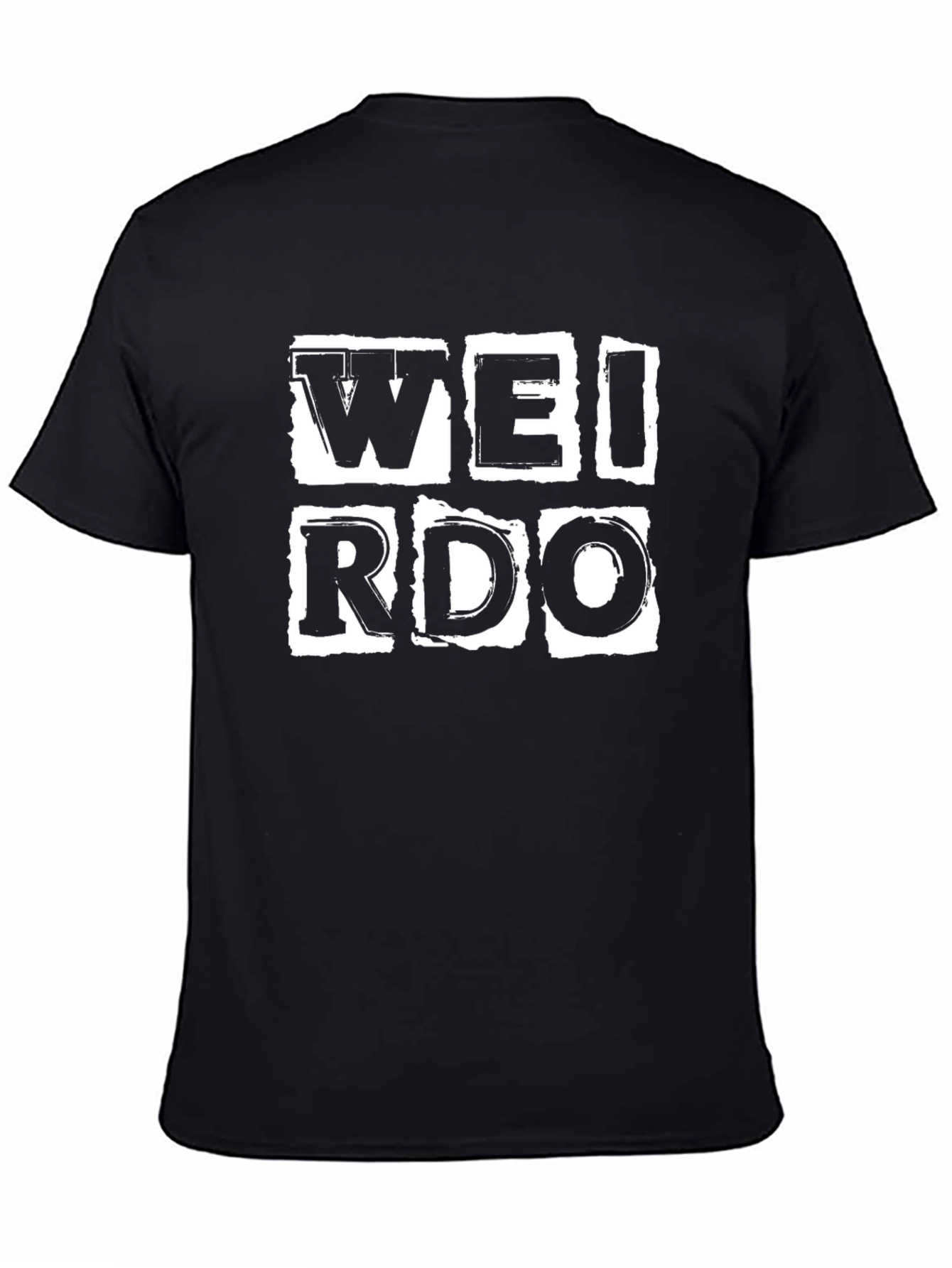 Weirdo Graphic Black T-Shirt