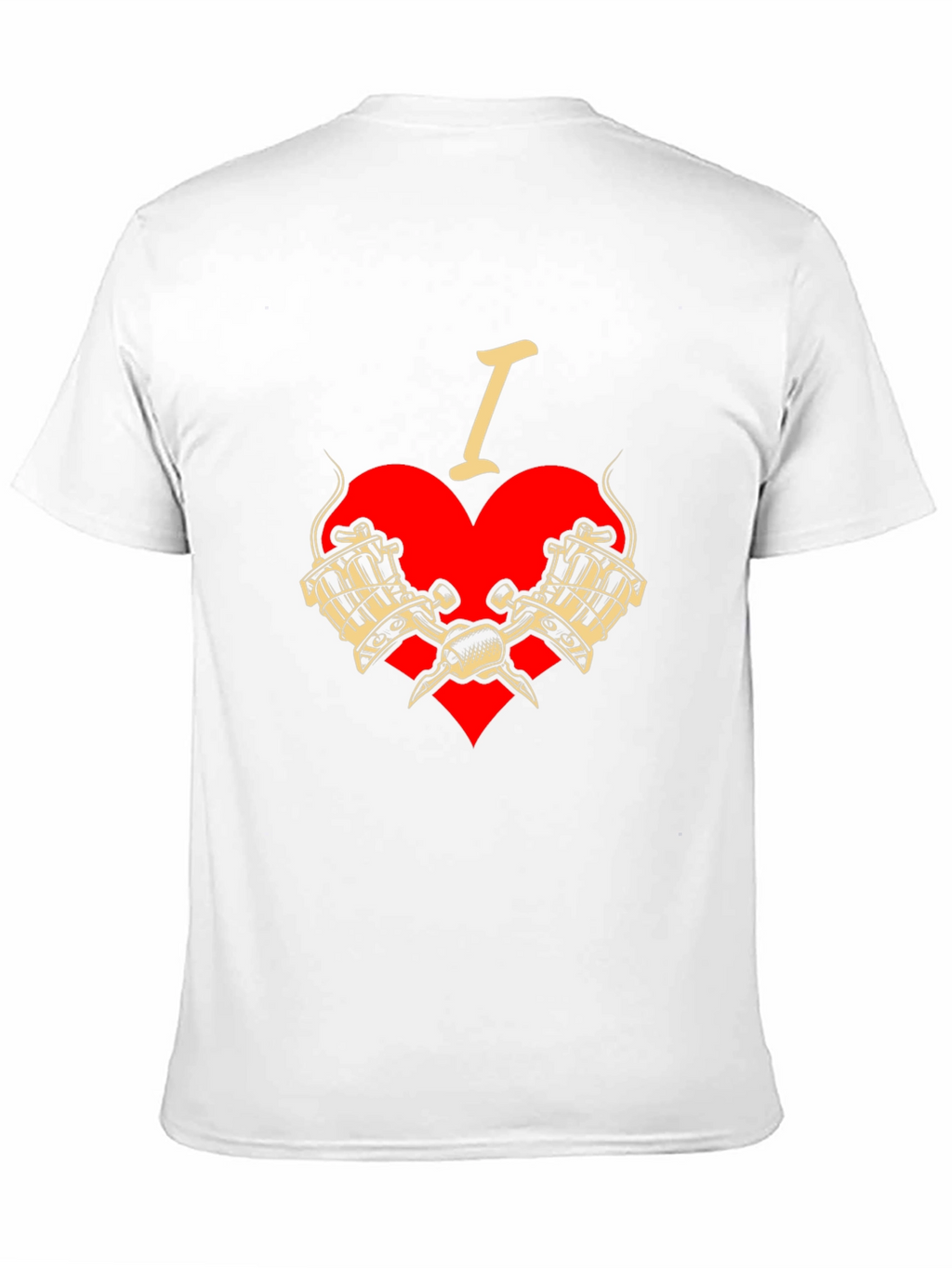 I Love Tattoos T-Shirt - Tattoo Machine Graphic Tee