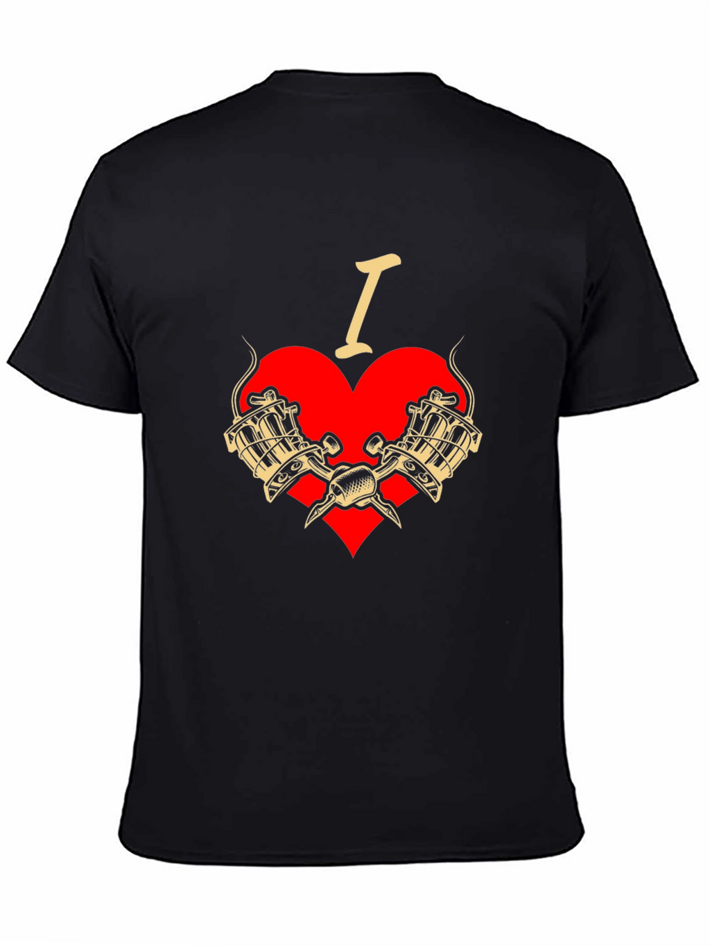 I Love Tattoos T-Shirt - Tattoo Machine Graphic Tee