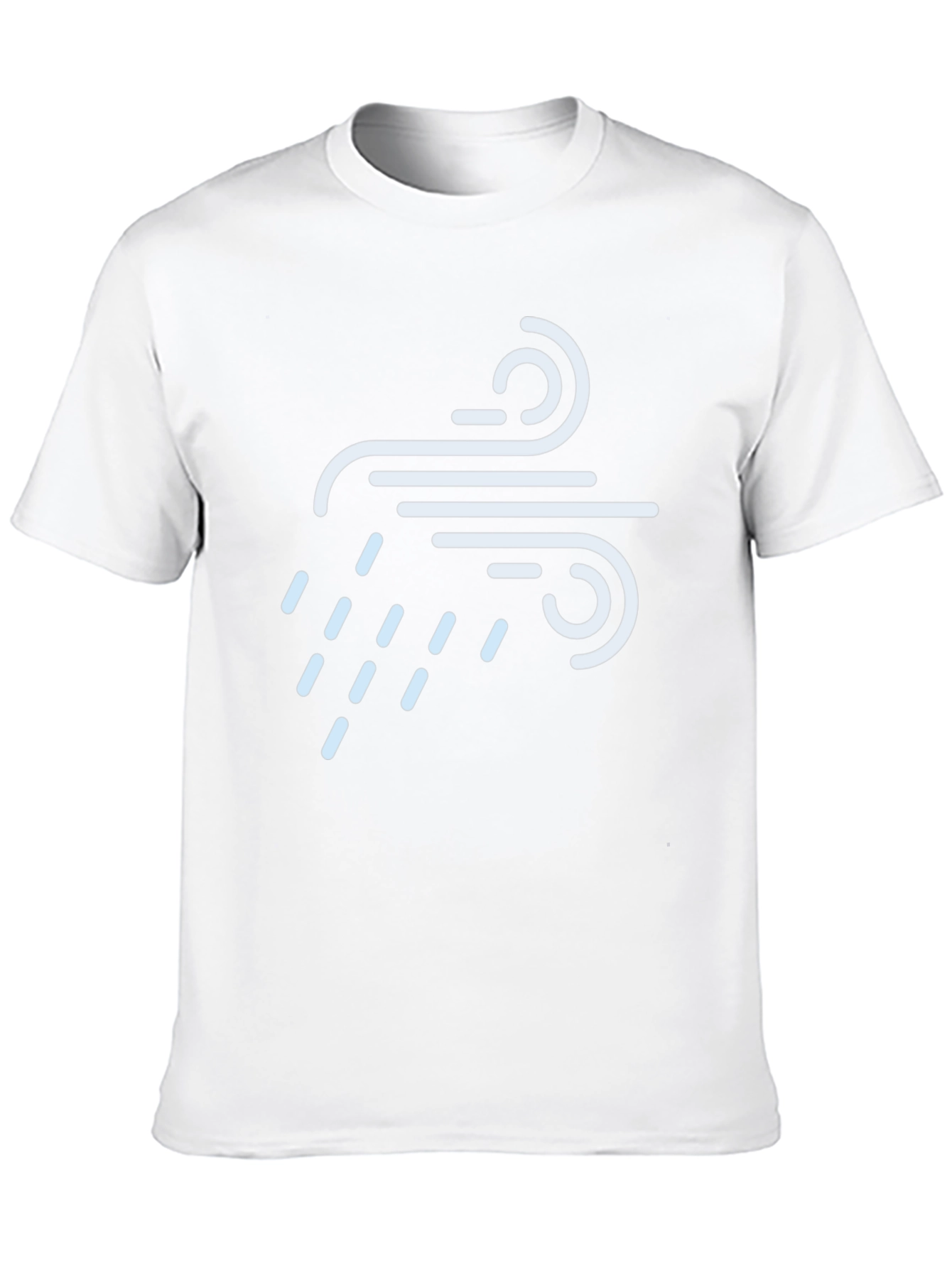 Wind & Rain Graphic Tee - Black Crew Neck