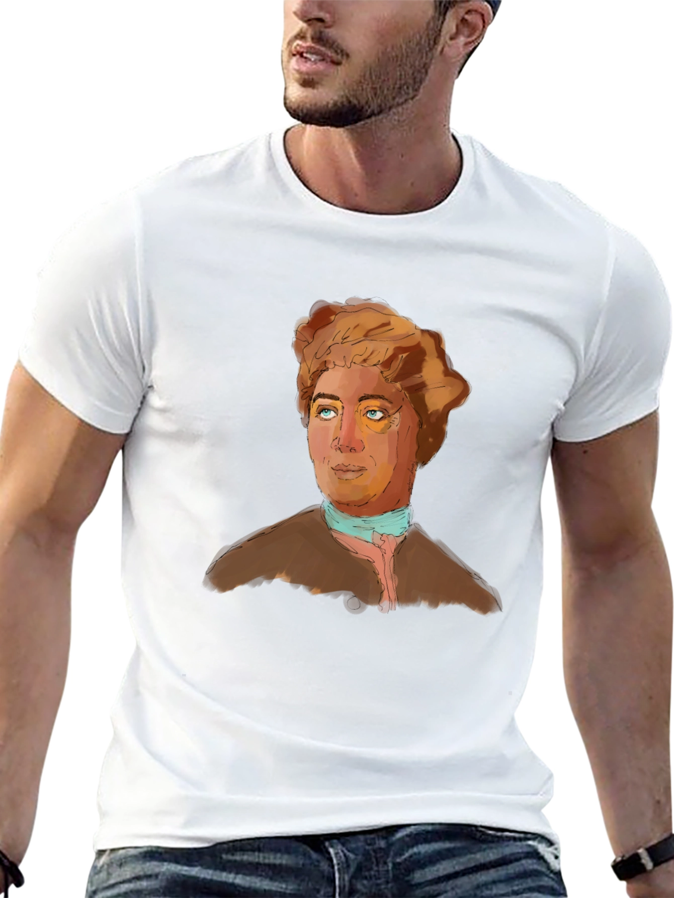 Artistic Portrait Graphic T-Shirt - Unisex