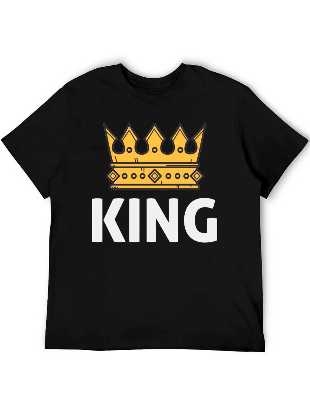 King Crown Graphic Tee - Mens Black T-Shirt