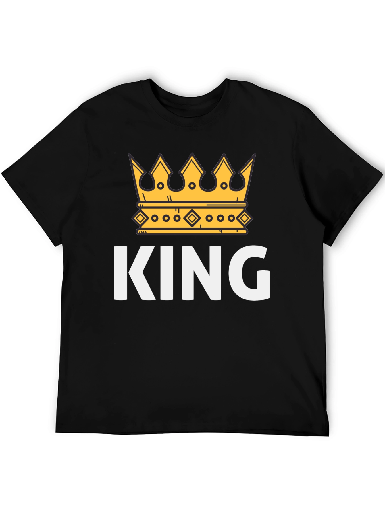 King Crown Graphic Tee - Mens Black T-Shirt
