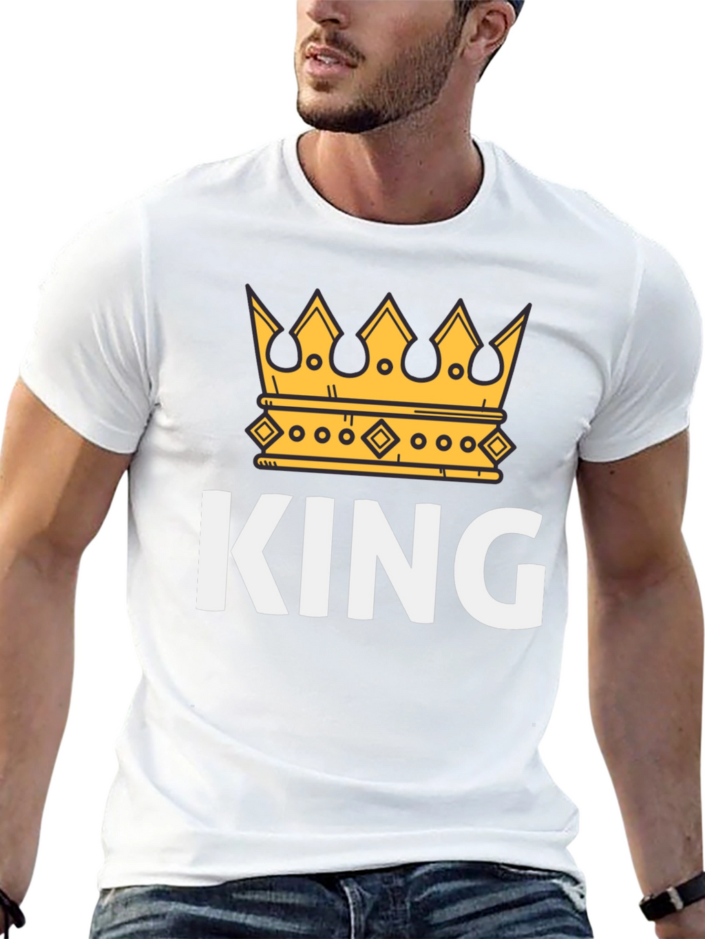 King Crown Graphic Tee - Mens Black T-Shirt