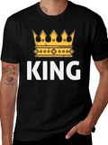 King Crown Graphic Tee - Mens Black T-Shirt