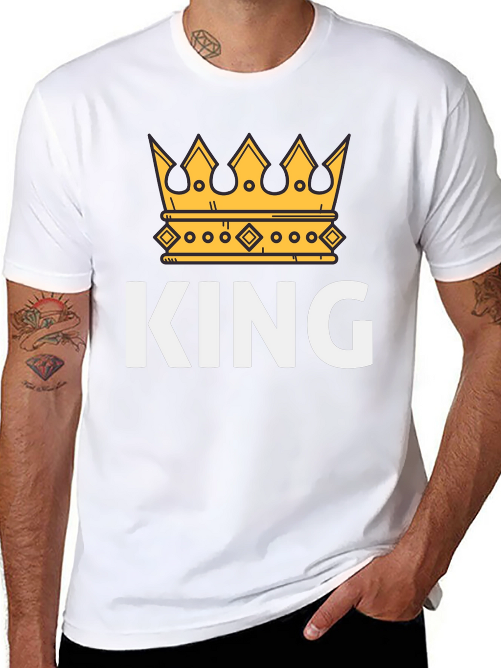 King Crown Graphic Tee - Mens Black T-Shirt